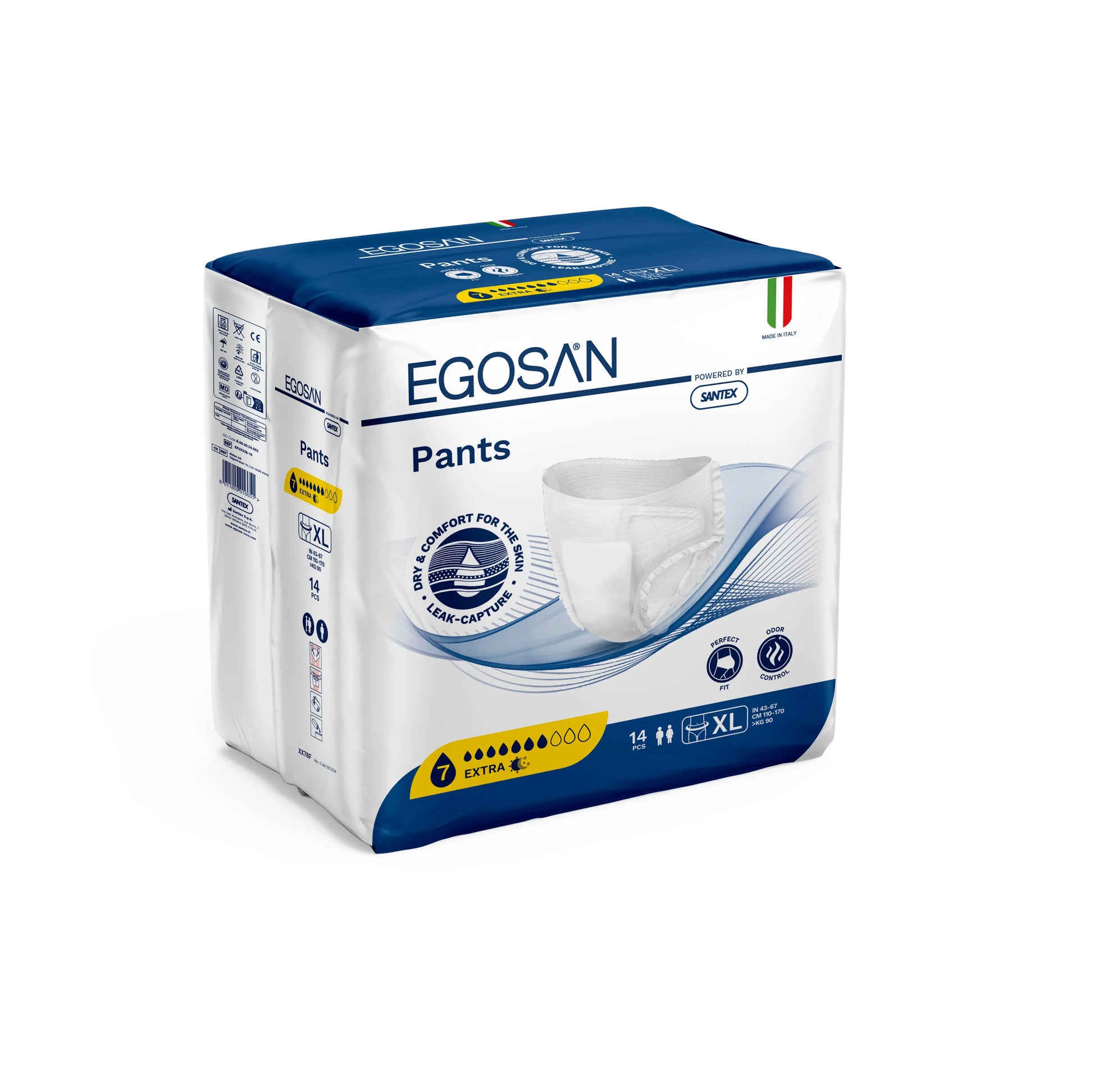 Culottes Egosan EXTRA (XL) PACK DE 14 - Medisense